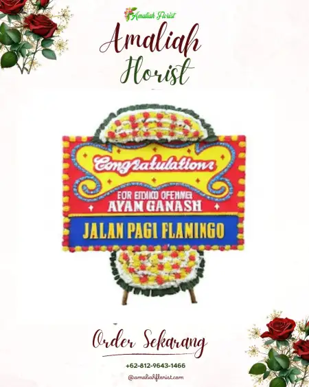 Sewa Papan Bunga Kamal